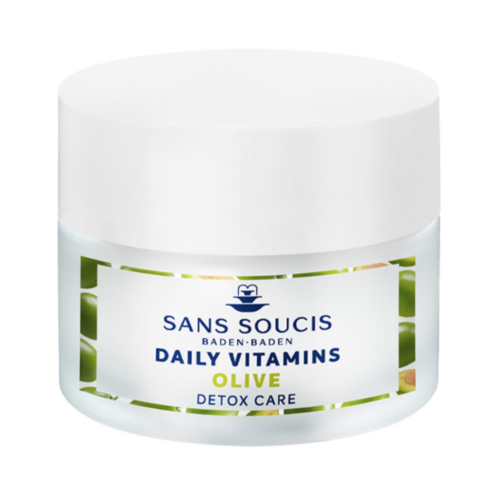 Vitaminas diarias crema facial cuidado detox 24h cosmética alemana natural SansSoucis