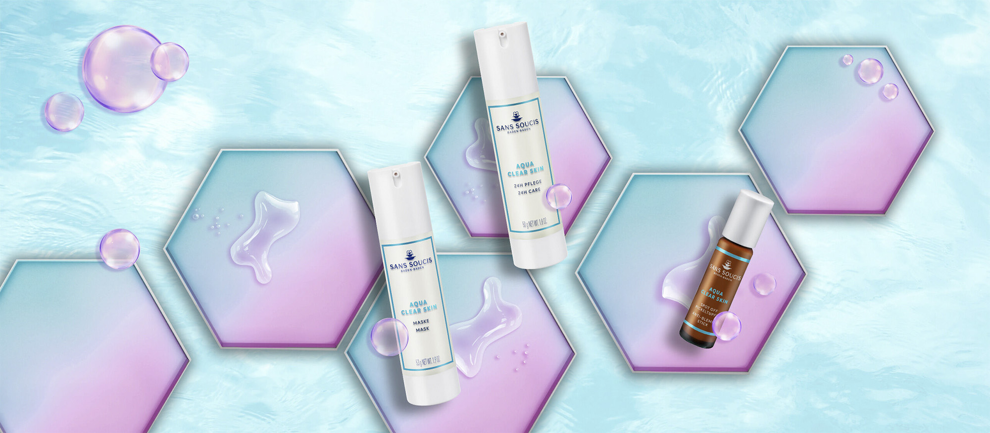 Aqua Clear Skin cosmética alemana natural SansSoucis