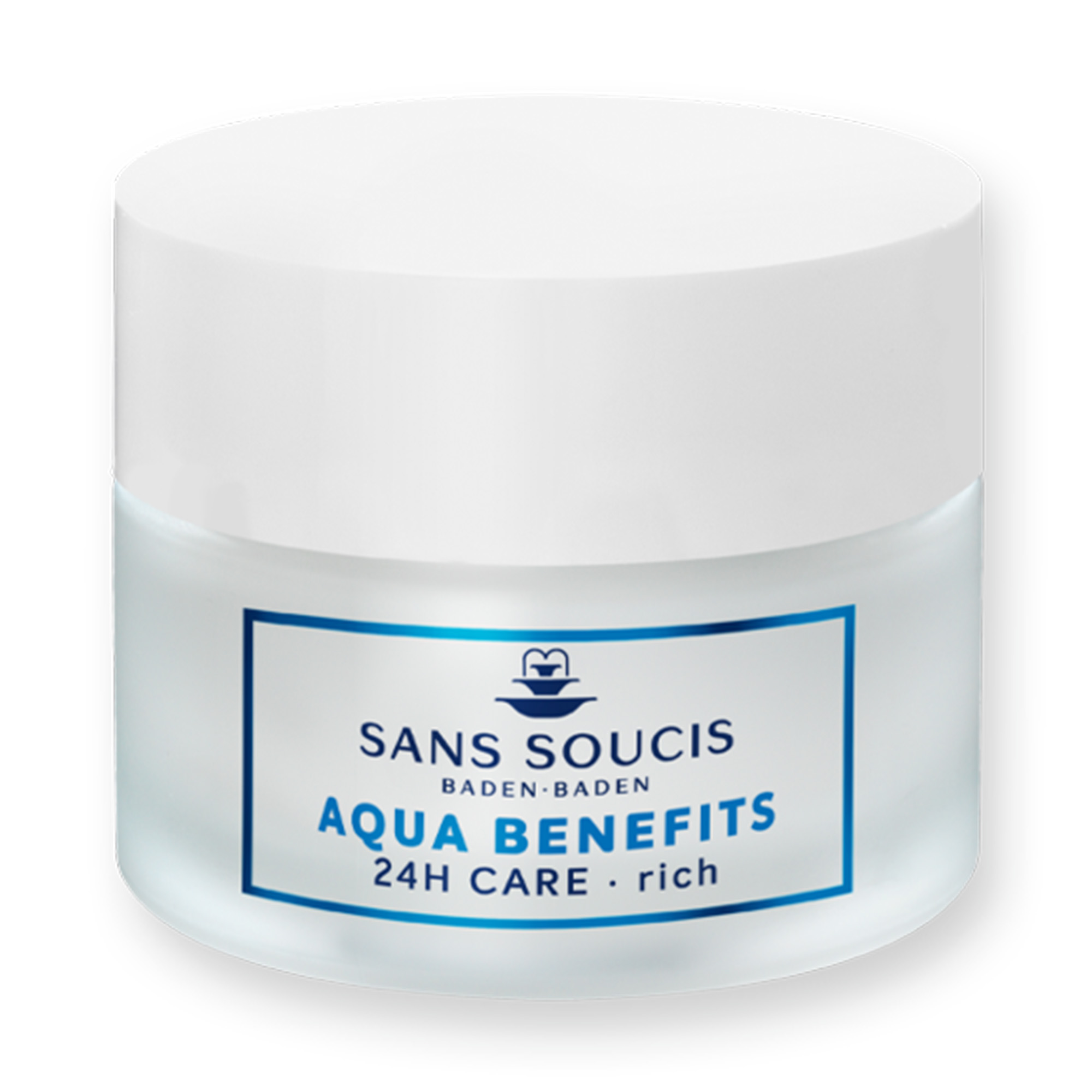 Aqua benefits cuidado facial 24h cosmética alemana natural SansSoucis