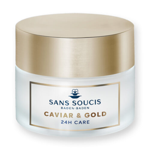 Caviar and gold crema de cara 24h cosmética alemana natural SansSoucis