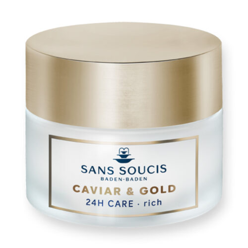 Caviar and gold crema facial 24h rich cosmética alemana natural SansSoucis