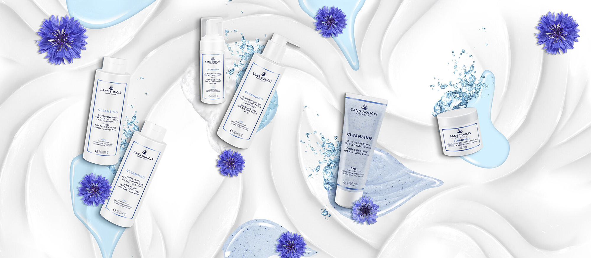 Cleasing cosmética alemana natural Sans Soucis España