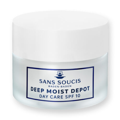 Deep moist depot crema cuidado de día spf 10 cosmetica alemana natural SansSoucis