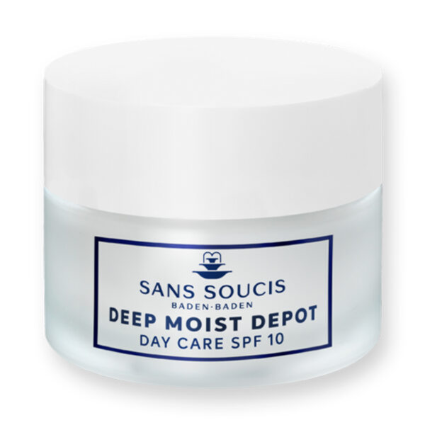 Deep moist depot crema cuidado de día spf 10 cosmetica alemana natural SansSoucis