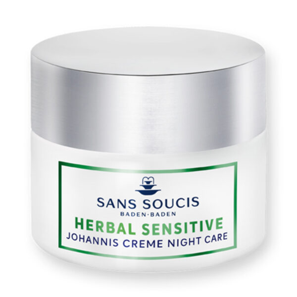 Herbal semsitive johannis crema de noche cosmética alemana natural SansSoucis