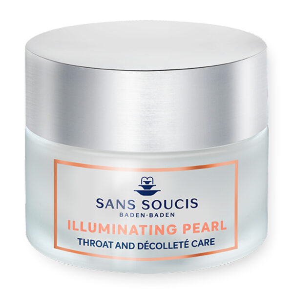 Perla iluminadora crema cuidado de garganta y escote cosmética alemana natural SansSoucis