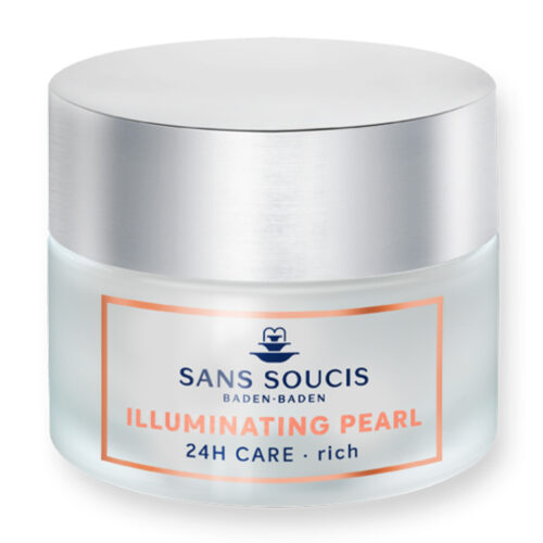 Perla iluminadora crema de cara 24 horas rich cosmética alemana natural SansSoucis
