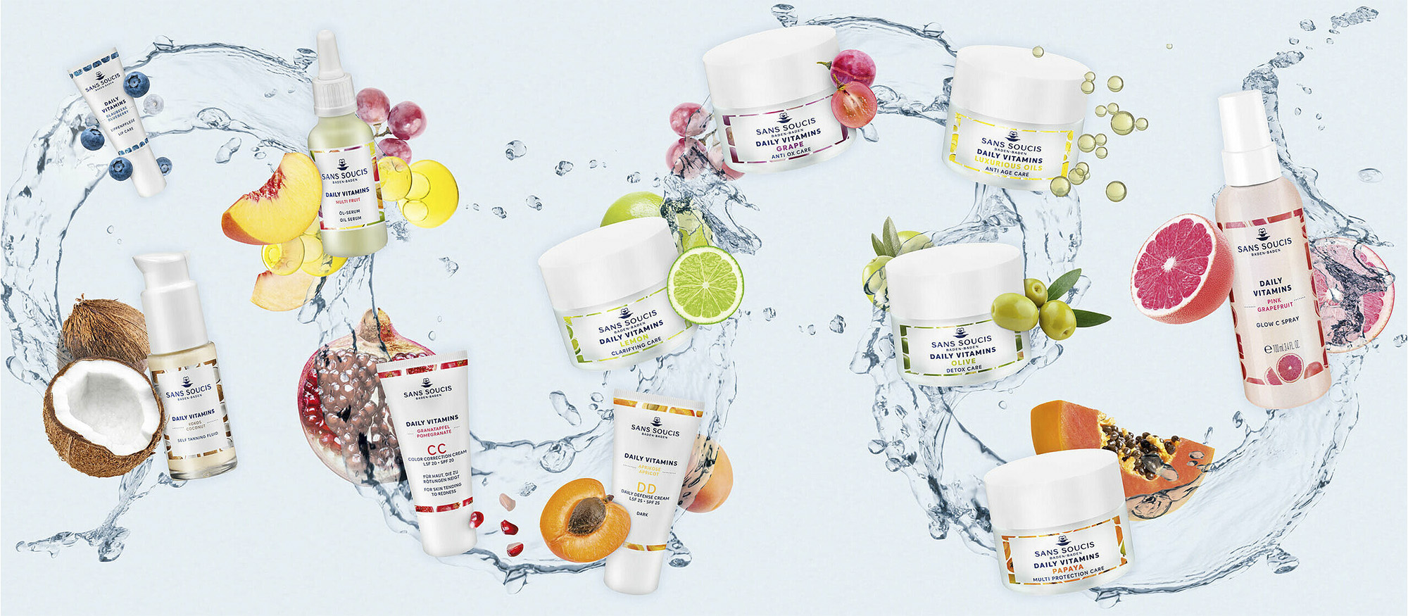 Vitaminas diarias cosmética alemana natural SansSoucis