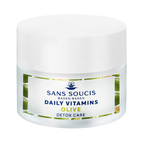 Vitaminas diarias crema facial cuidado detox 24h cosmética alemana natural SansSoucis