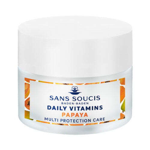 Vitaminas diarias crema facial cuidado multiprotección cosmética alemana natural SansSoucis