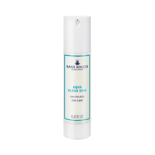 Aqua Clear Skin cuidado facial 24 horas cosmética alemana natural SansSoucis