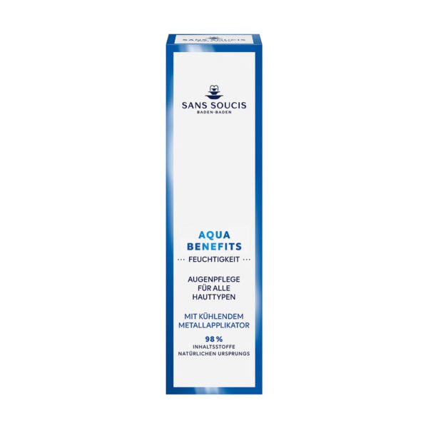 Aqua benefits cuidados de ojos cosmetica alemana natural SansSoucis