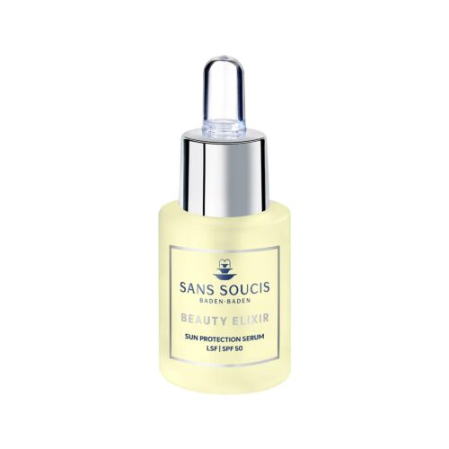 Beauty elixir serum con protección solar cosmética alemana natural SansSoucis