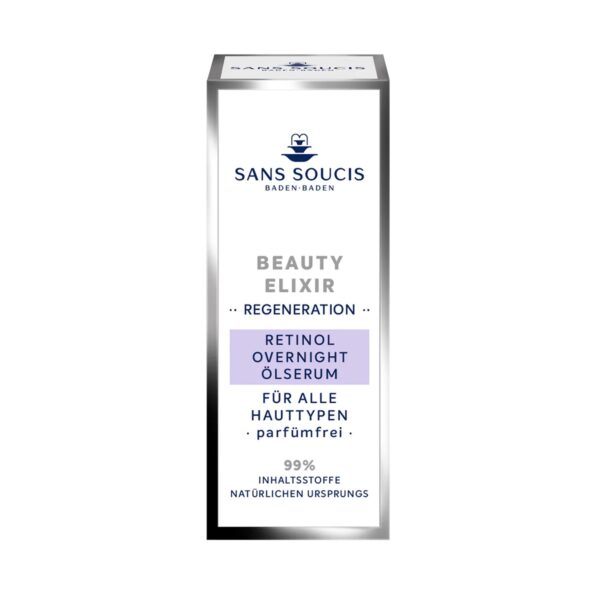 Beauty elixir serum de aceite de noche con retinol cosmética alemana natural SansSoucis