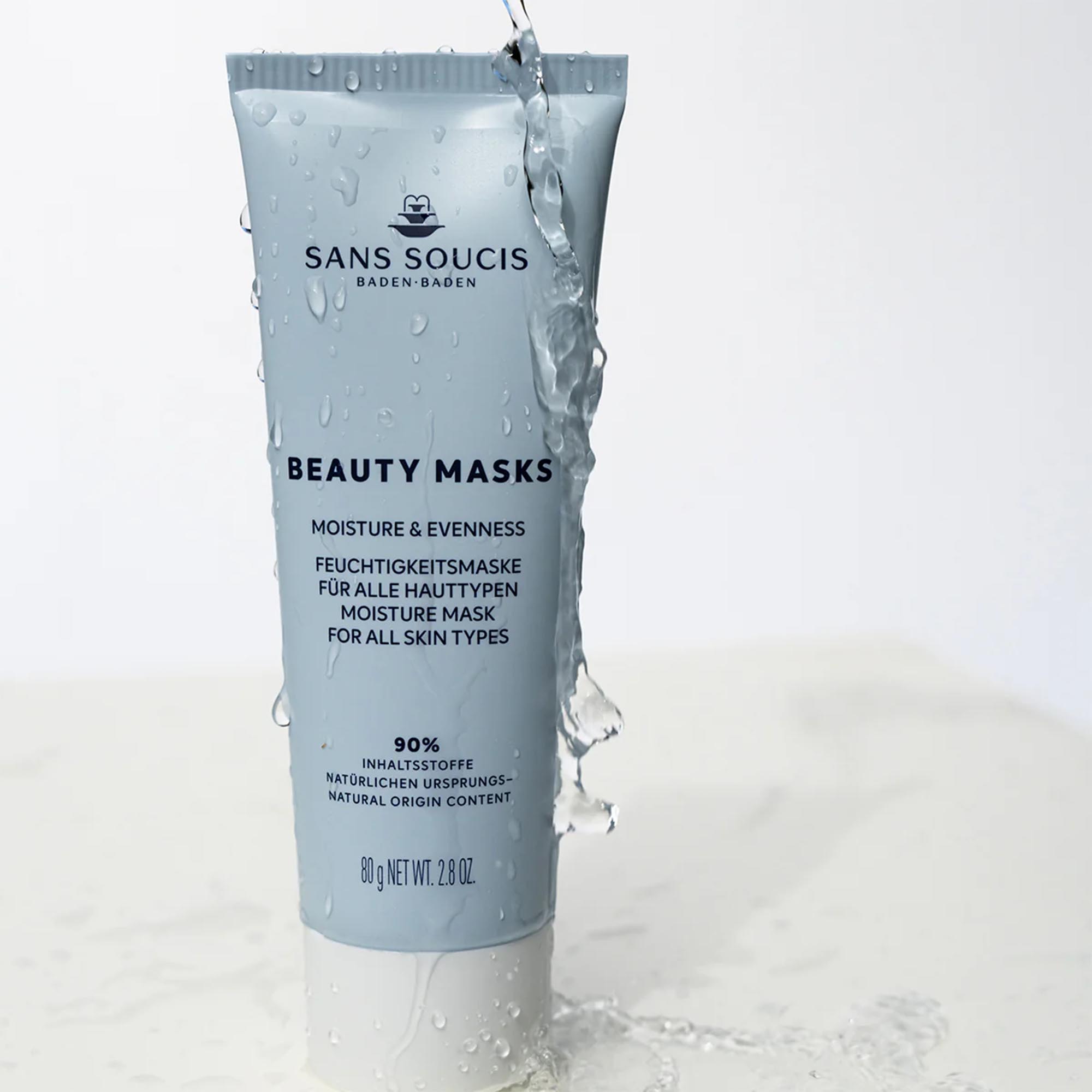 Beauty Masks Moisture Evenness mascarilla hidratante acido hialunorico sans soucis