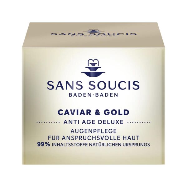 Caviar and gold cuidado de ojos cosmética alemana natural SansSoucis