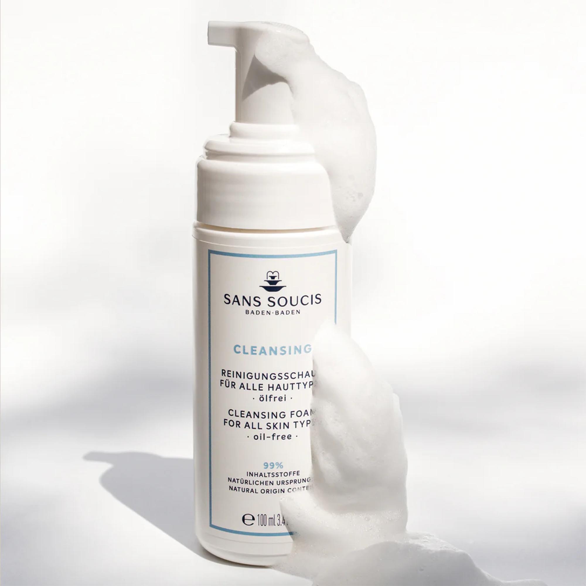 Cleasing Espuma limpiadora sin aceite cosmética alemana natural Sans Soucis