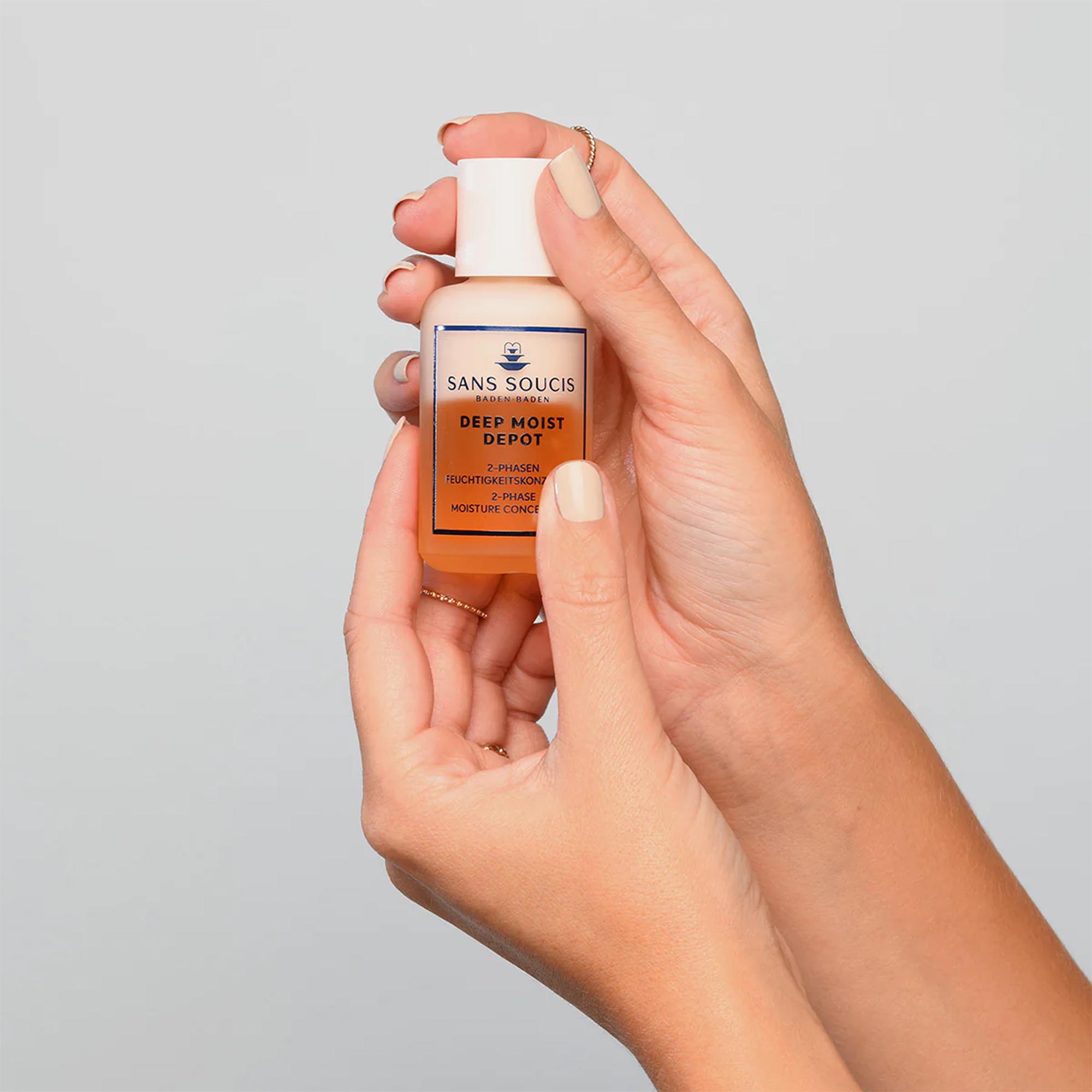 Deep moist depot concentrado de humedad cosmética alemana natural SansSoucis