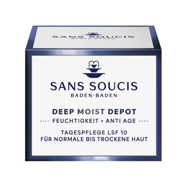Deep moist depot crema cuidado de día spf 10 cosmética alemana natural SansSoucis