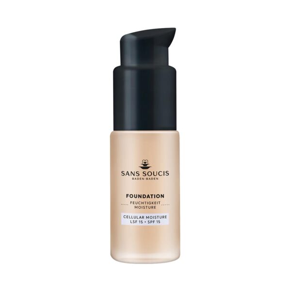Foundation Cellular Moisture 10 Sand Beig base maquillaje hidratación celular sans soucis