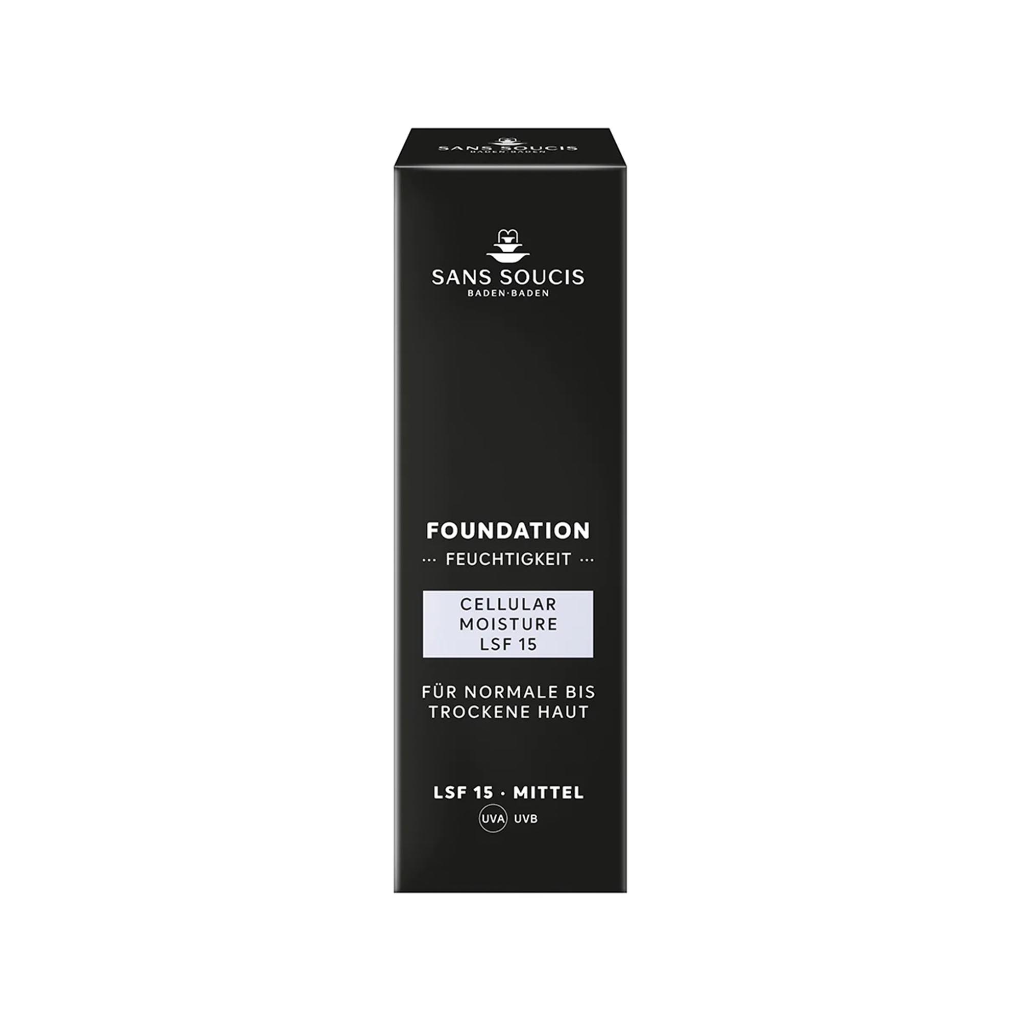 Foundation Cellular Moisture base de maquillaje hidratación celular sans soucis