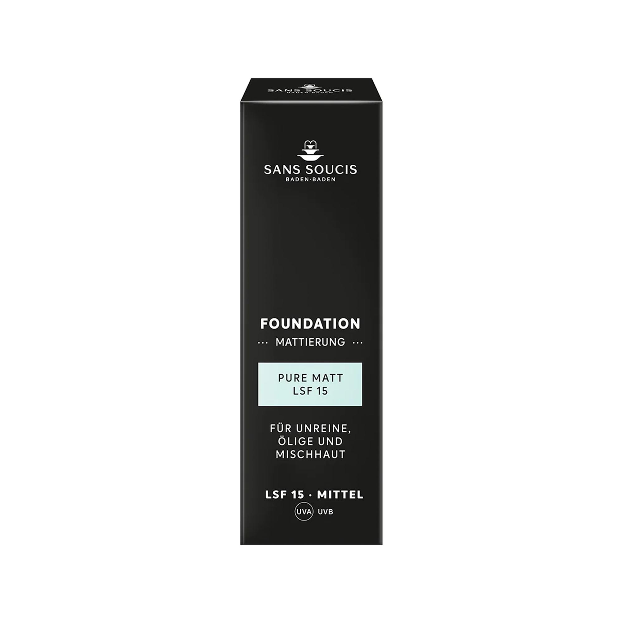 Foundation Pure Matt 50 Tanned Rose base maquillaje sans soucis