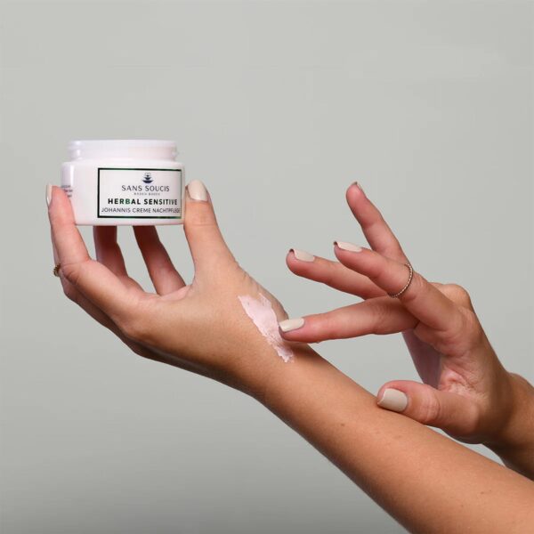 Herbal sensitive johannis crema de noche cosmética alemana natural SansSoucis