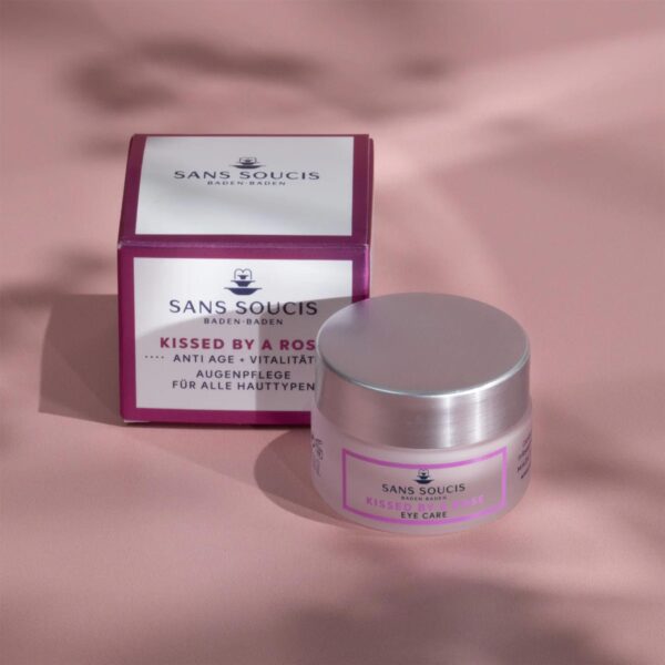 Kissed by a rose cuidado de ojos cosmética alemana natural SansSoucis
