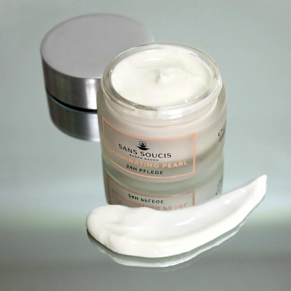 Perla iluminadora crema facial 24 horas cosmética alemana natural SansSoucis