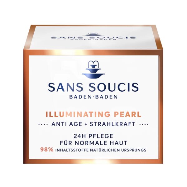 Perla iluminadora crema facial 24 horas cosmética alemana natural SansSoucis
