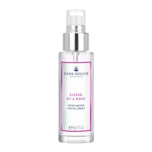 Spray facial de agua de rosas cosmética Alemana Natural Sans Soucis
