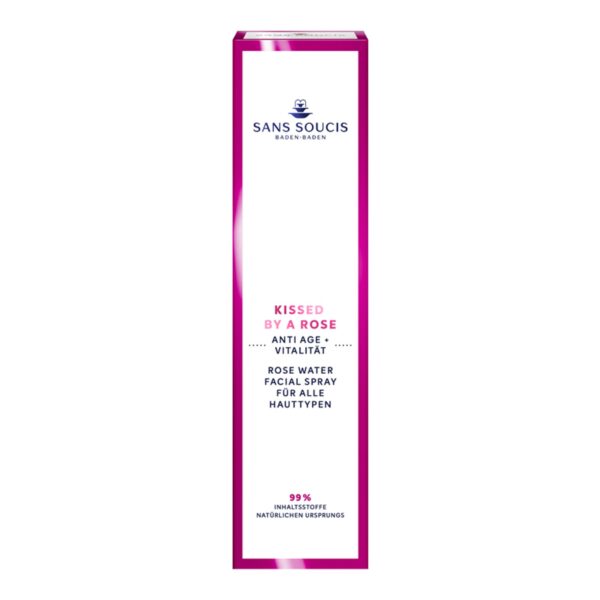 Spray facial de agua de rosas cosmética Alemana Natural Sans Soucis